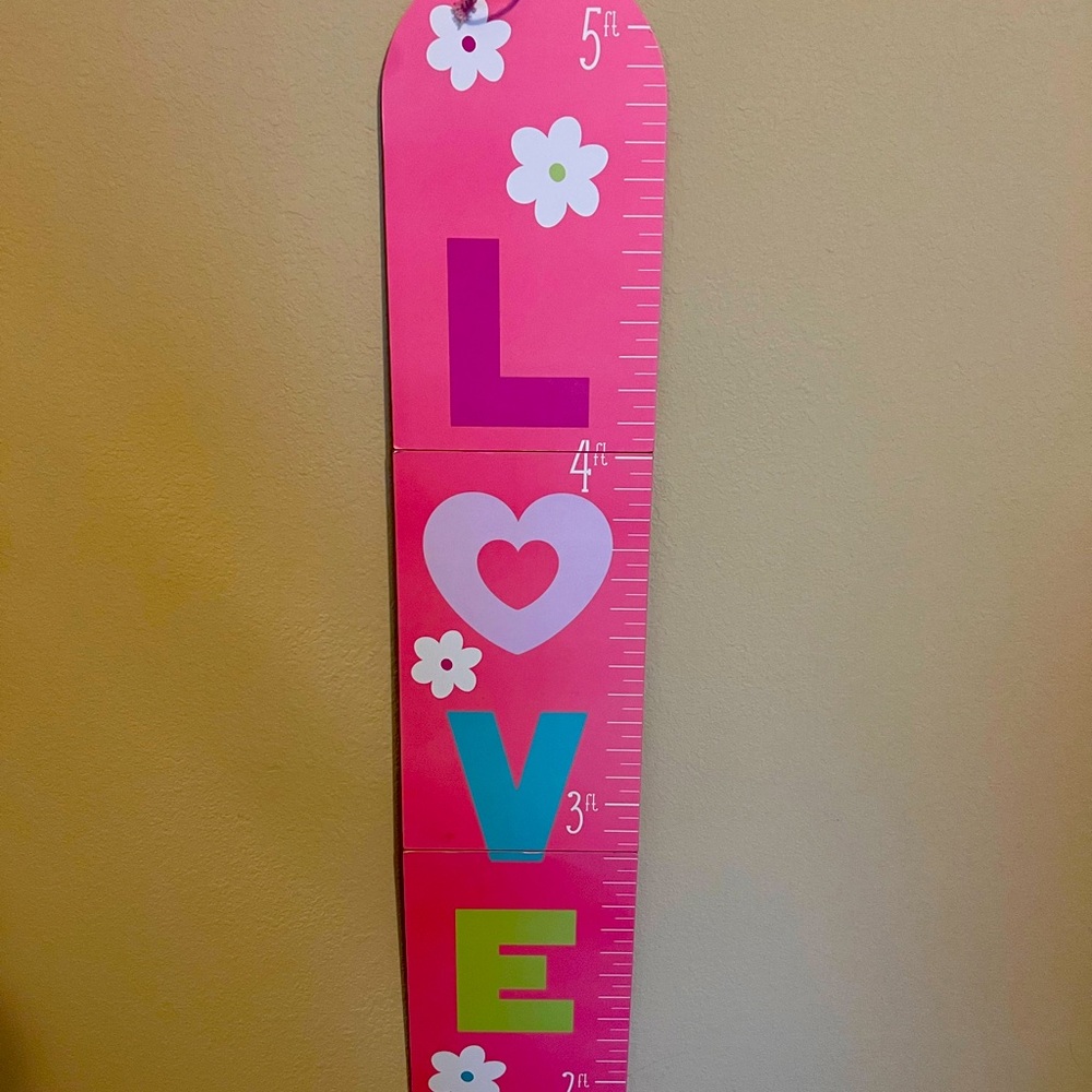 Child’s Foldable Hinged Wall Mounted Growth Chart